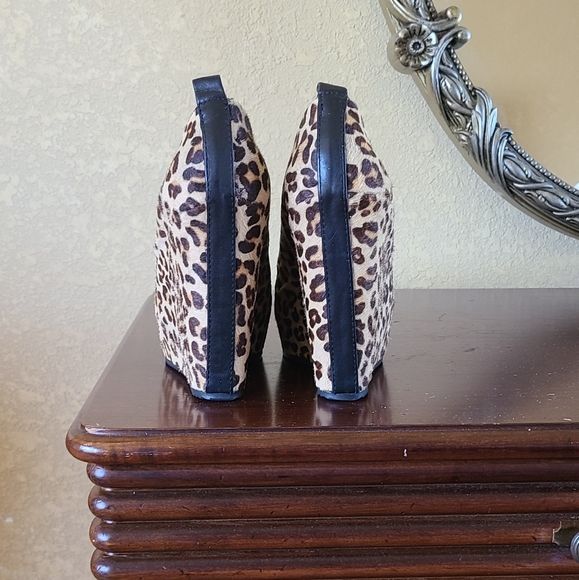 Aldo leopard print wedges - Picture 4 of 8